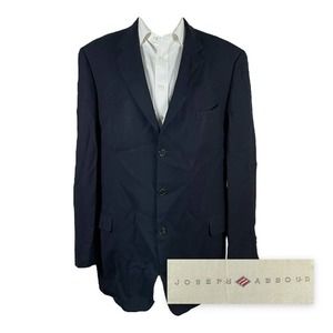 Joseph Abboud Blazer Mens 46XL Navy Blue Three Button‎
